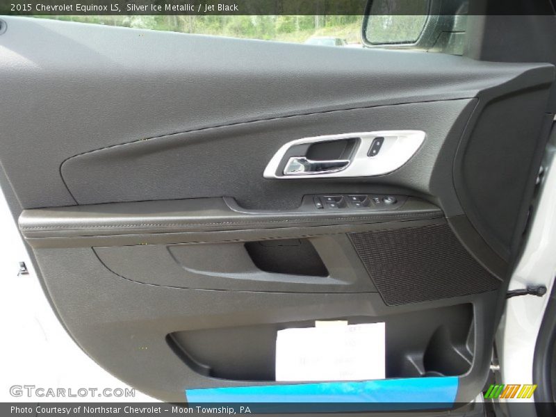 Silver Ice Metallic / Jet Black 2015 Chevrolet Equinox LS