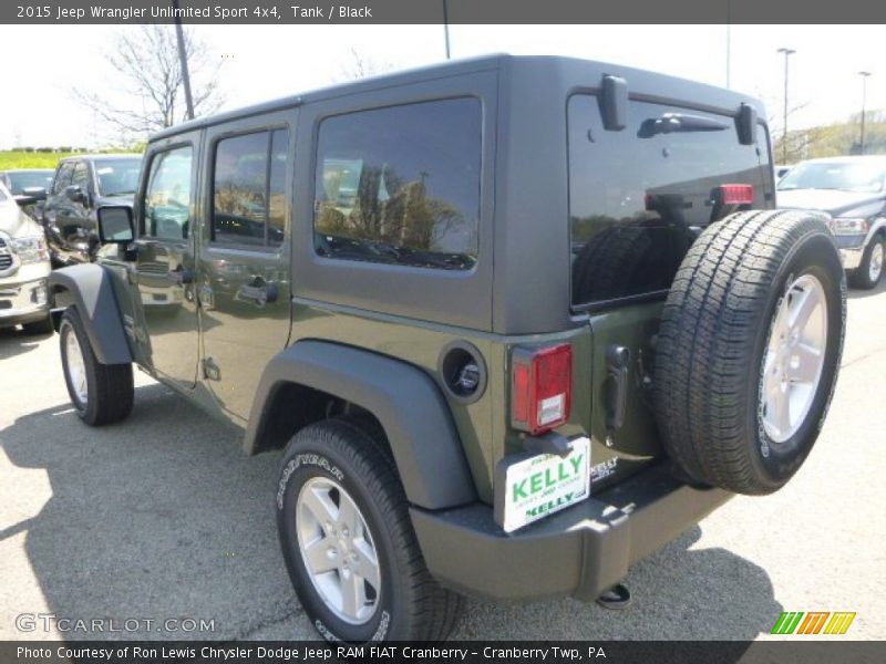 Tank / Black 2015 Jeep Wrangler Unlimited Sport 4x4