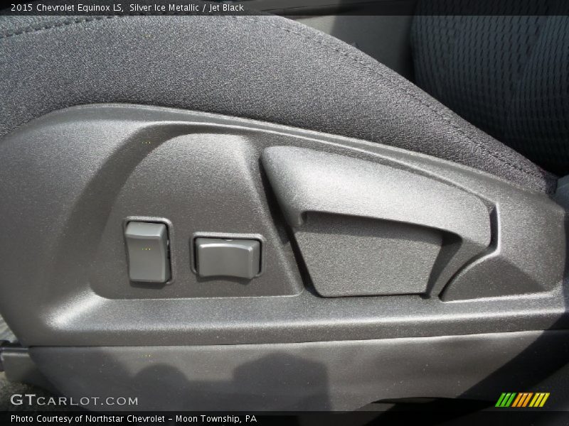 Silver Ice Metallic / Jet Black 2015 Chevrolet Equinox LS