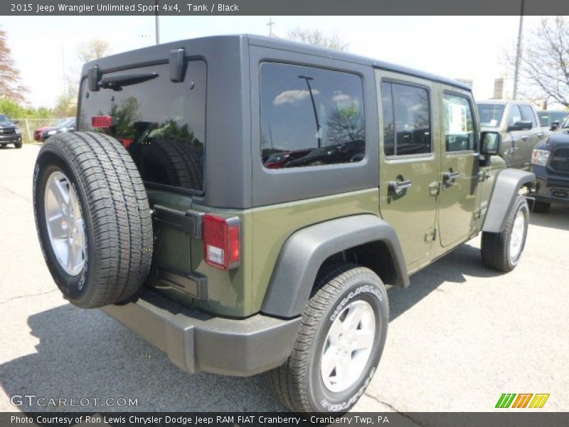 Tank / Black 2015 Jeep Wrangler Unlimited Sport 4x4