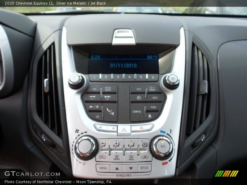 Silver Ice Metallic / Jet Black 2015 Chevrolet Equinox LS
