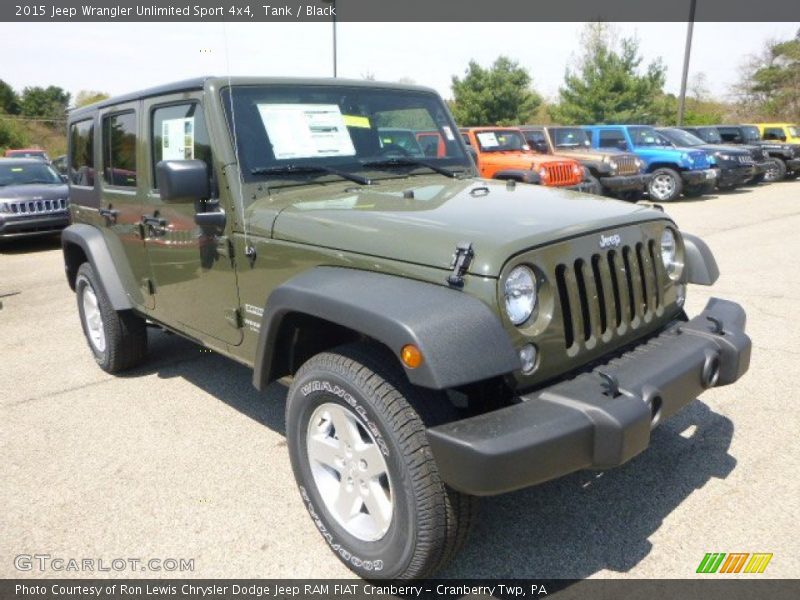 Tank / Black 2015 Jeep Wrangler Unlimited Sport 4x4