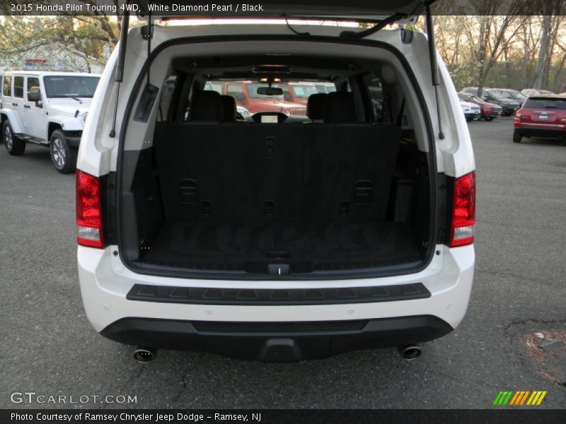 White Diamond Pearl / Black 2015 Honda Pilot Touring 4WD