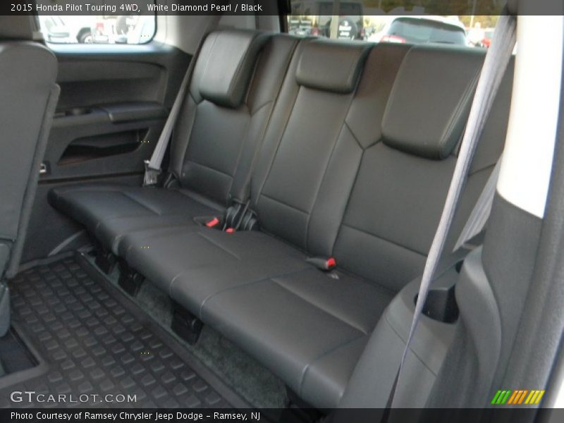 White Diamond Pearl / Black 2015 Honda Pilot Touring 4WD