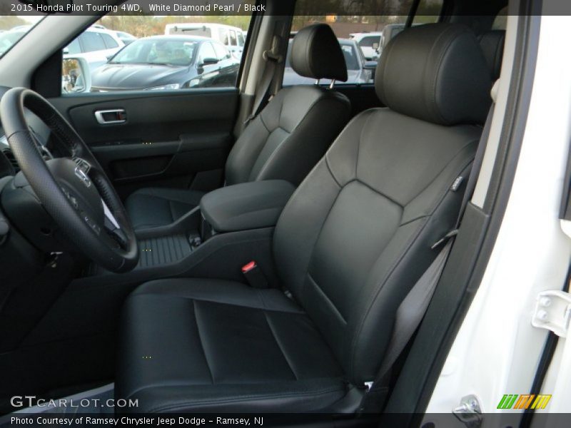 White Diamond Pearl / Black 2015 Honda Pilot Touring 4WD