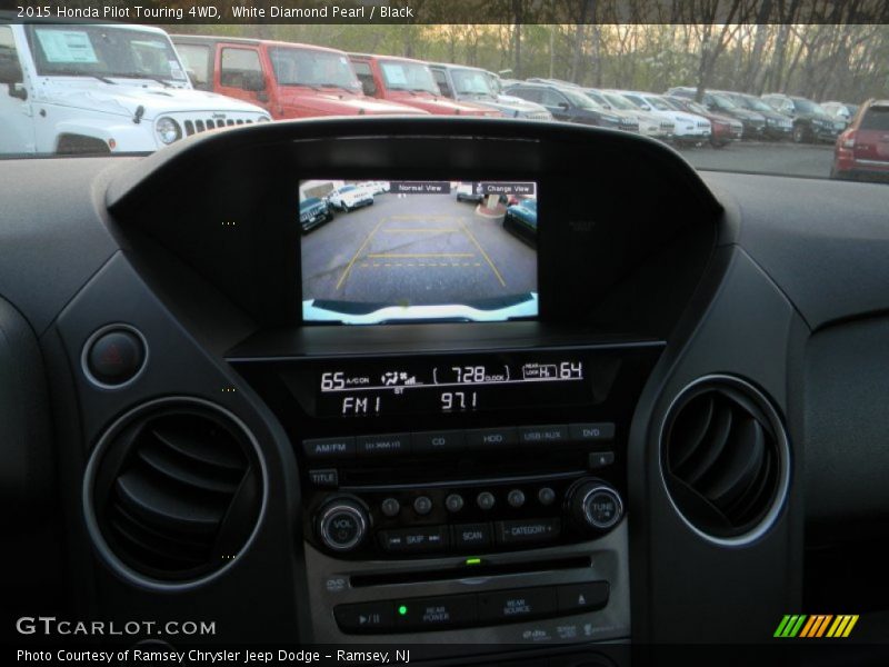 White Diamond Pearl / Black 2015 Honda Pilot Touring 4WD