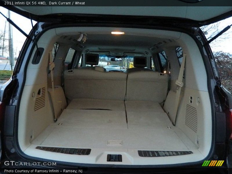 Dark Currant / Wheat 2011 Infiniti QX 56 4WD