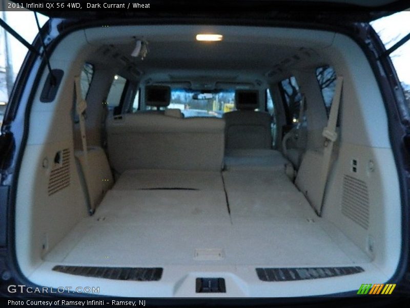 Dark Currant / Wheat 2011 Infiniti QX 56 4WD