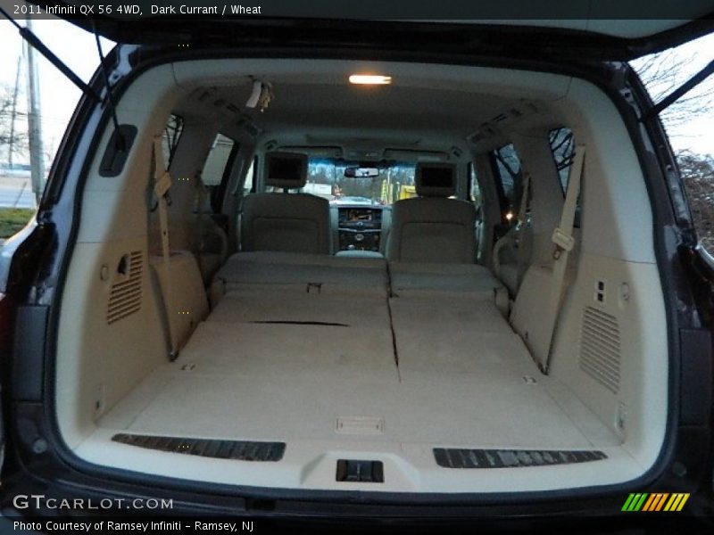 Dark Currant / Wheat 2011 Infiniti QX 56 4WD