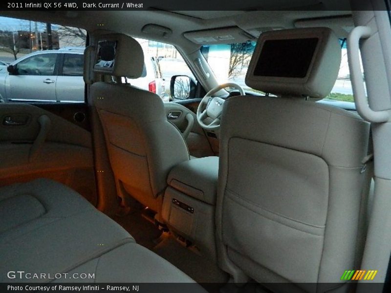Dark Currant / Wheat 2011 Infiniti QX 56 4WD