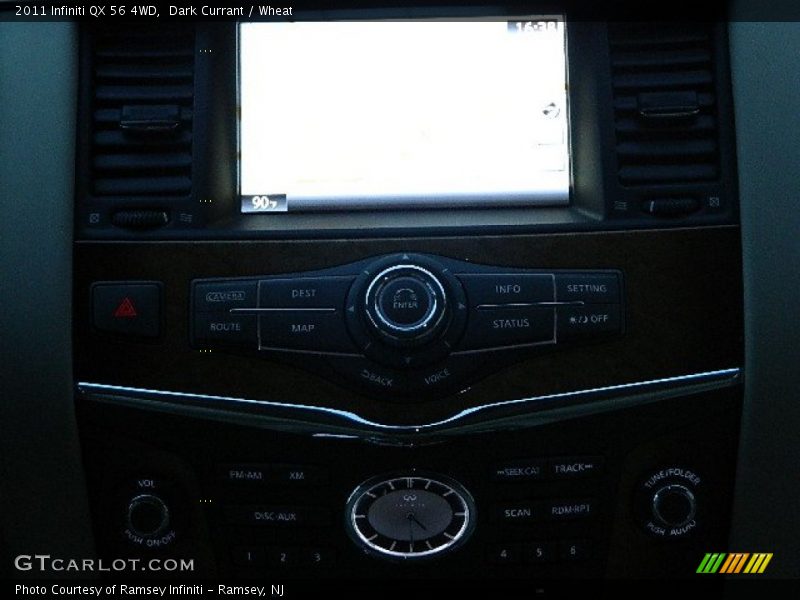 Dark Currant / Wheat 2011 Infiniti QX 56 4WD