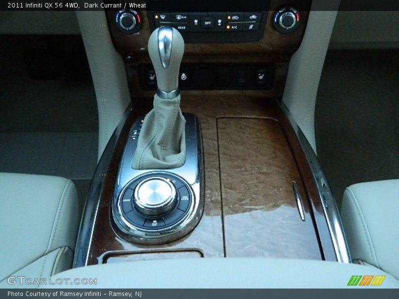 Dark Currant / Wheat 2011 Infiniti QX 56 4WD