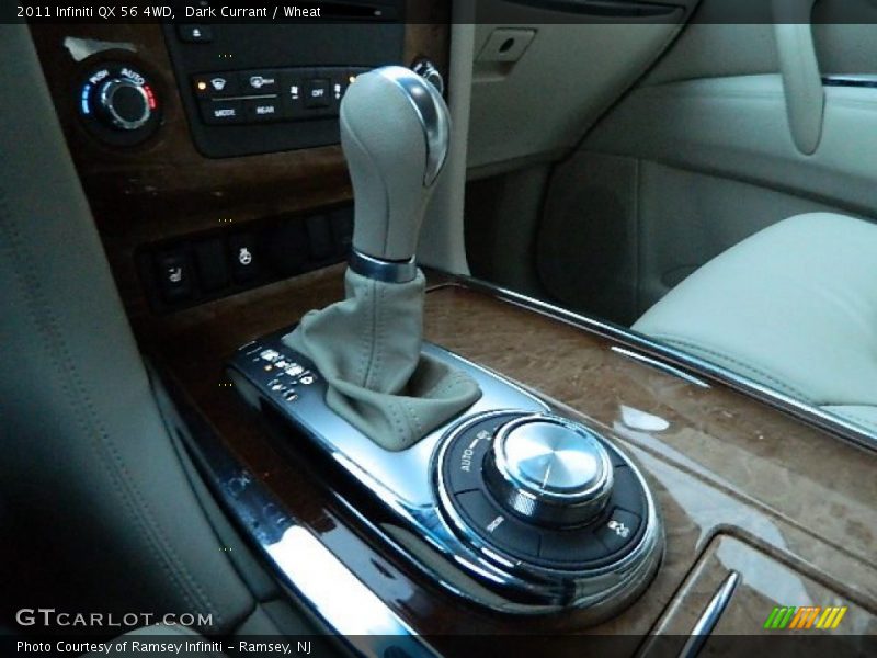Dark Currant / Wheat 2011 Infiniti QX 56 4WD