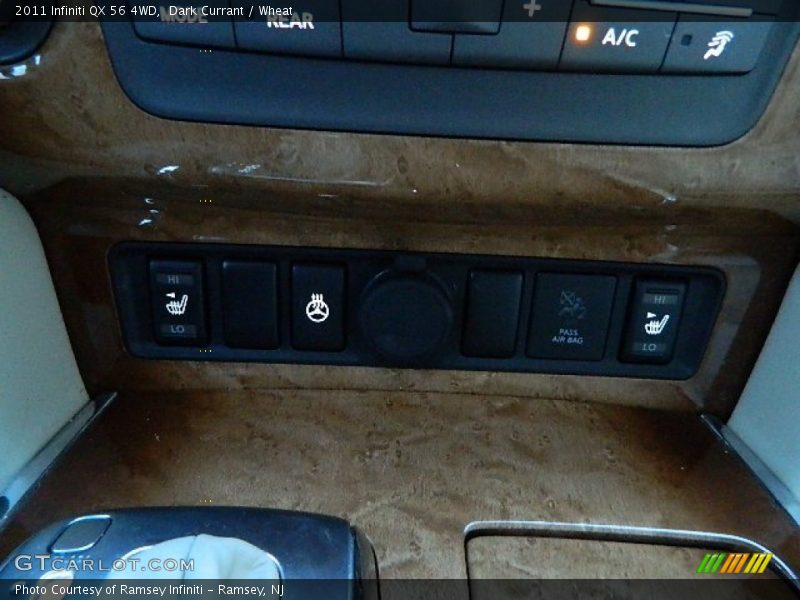 Dark Currant / Wheat 2011 Infiniti QX 56 4WD