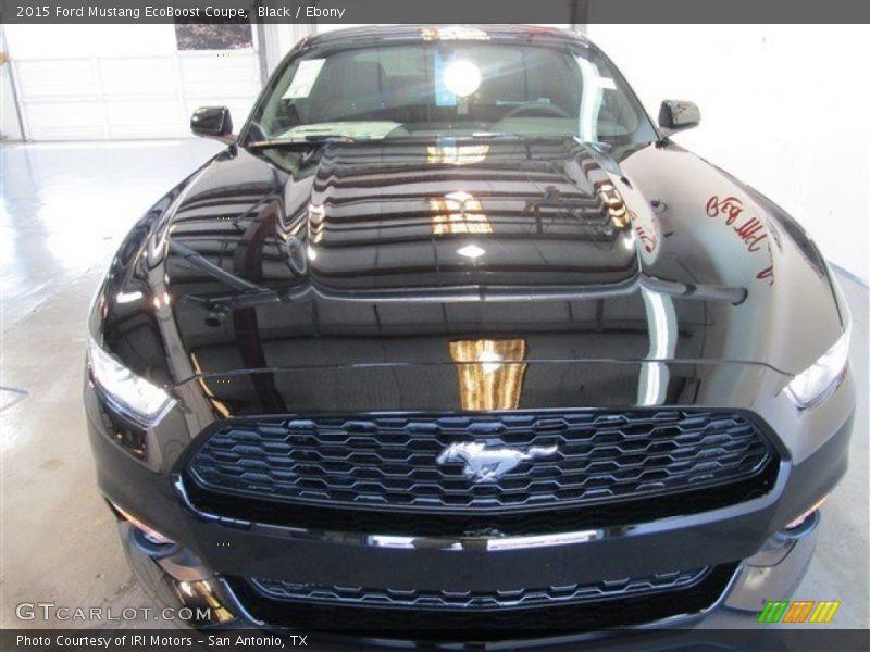 Black / Ebony 2015 Ford Mustang EcoBoost Coupe