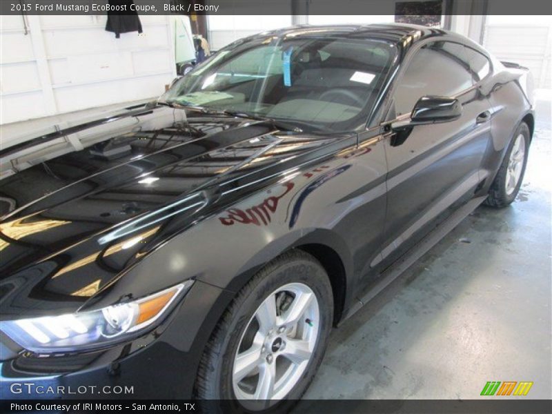 Black / Ebony 2015 Ford Mustang EcoBoost Coupe