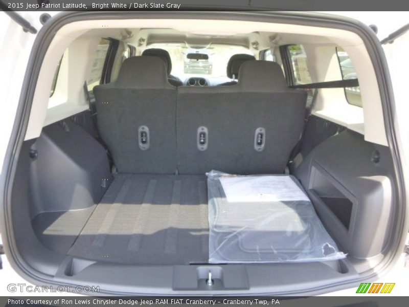 Bright White / Dark Slate Gray 2015 Jeep Patriot Latitude
