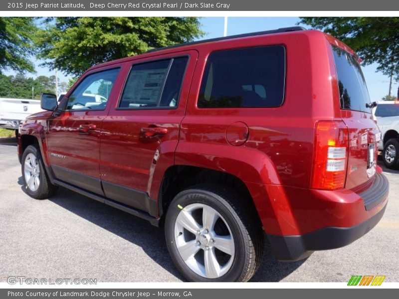 Deep Cherry Red Crystal Pearl / Dark Slate Gray 2015 Jeep Patriot Latitude