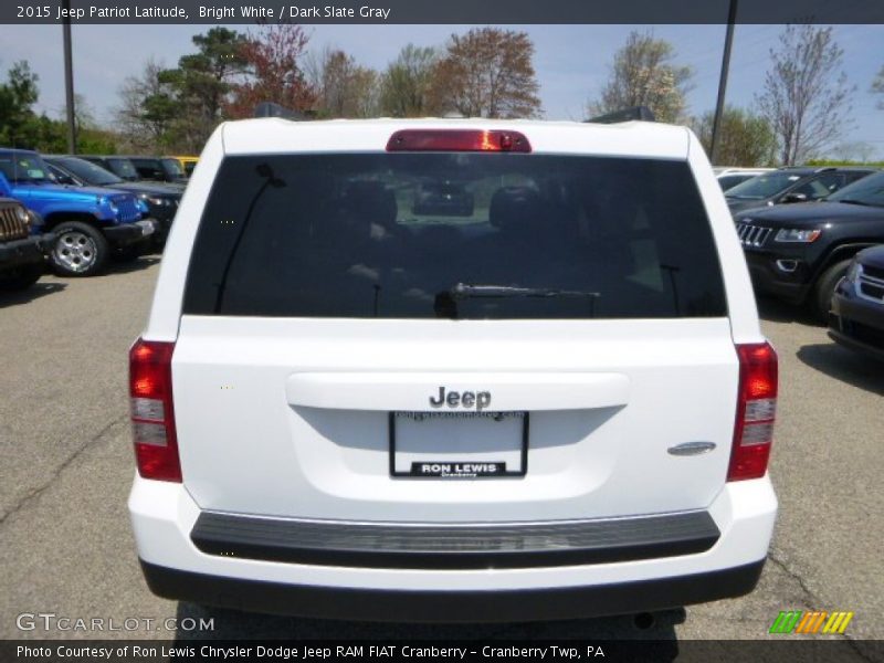Bright White / Dark Slate Gray 2015 Jeep Patriot Latitude