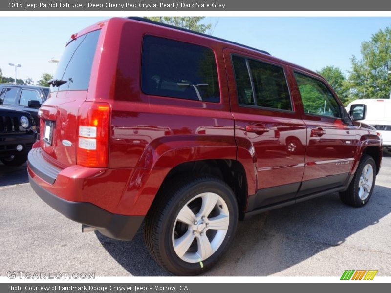 Deep Cherry Red Crystal Pearl / Dark Slate Gray 2015 Jeep Patriot Latitude