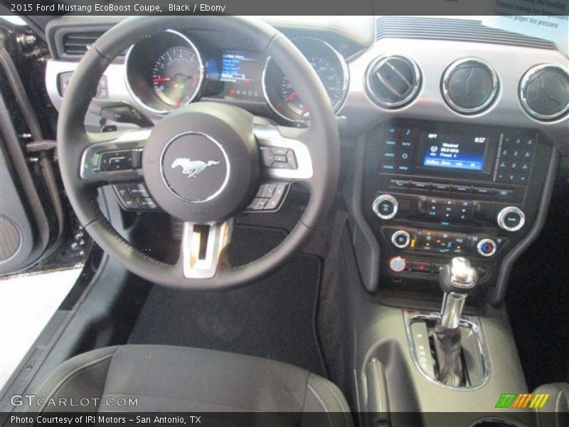 Black / Ebony 2015 Ford Mustang EcoBoost Coupe