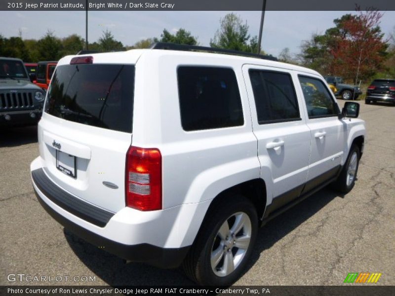 Bright White / Dark Slate Gray 2015 Jeep Patriot Latitude