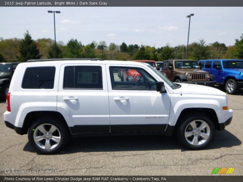 Bright White / Dark Slate Gray 2015 Jeep Patriot Latitude
