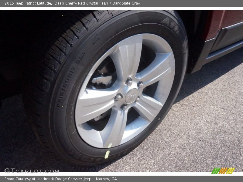 Deep Cherry Red Crystal Pearl / Dark Slate Gray 2015 Jeep Patriot Latitude
