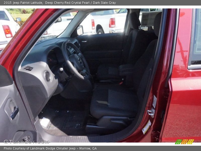 Deep Cherry Red Crystal Pearl / Dark Slate Gray 2015 Jeep Patriot Latitude