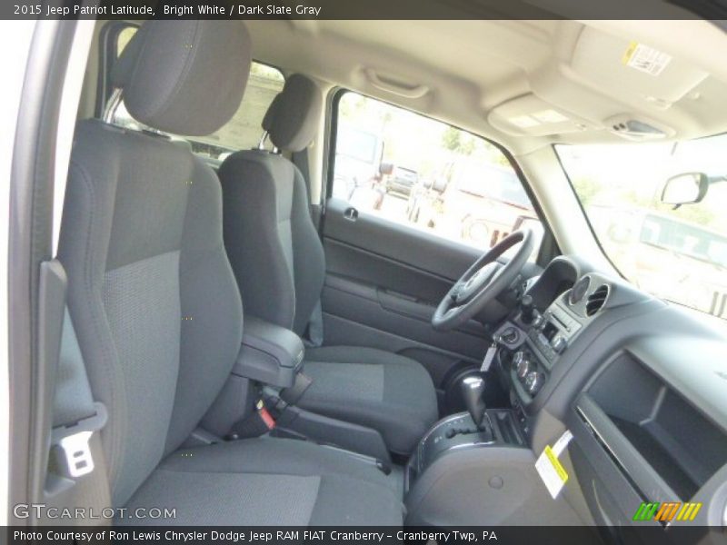 Bright White / Dark Slate Gray 2015 Jeep Patriot Latitude