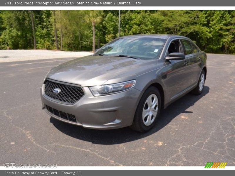 Front 3/4 View of 2015 Police Interceptor AWD Sedan