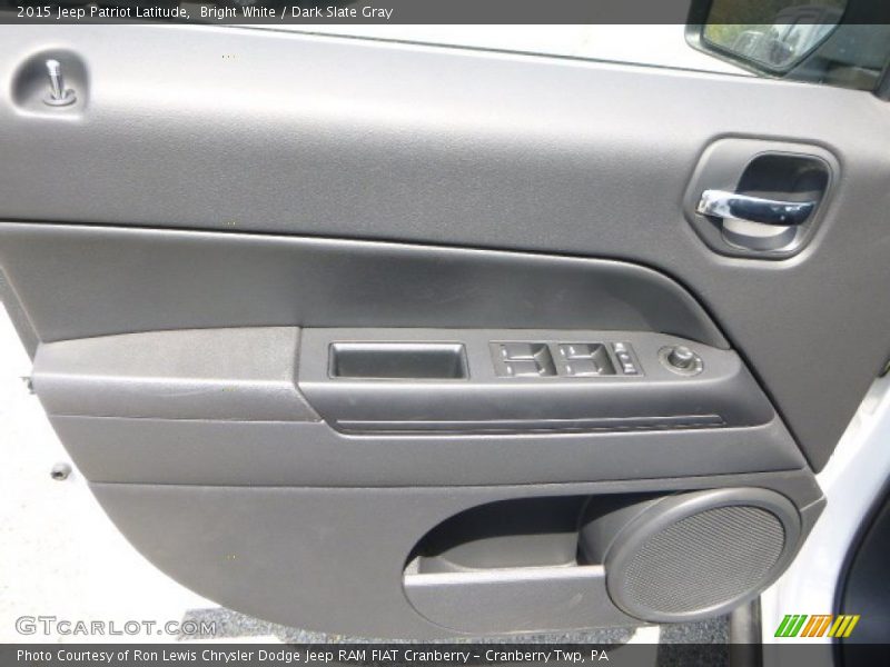 Bright White / Dark Slate Gray 2015 Jeep Patriot Latitude