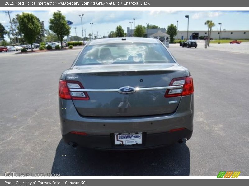 Sterling Gray Metallic / Charcoal Black 2015 Ford Police Interceptor AWD Sedan