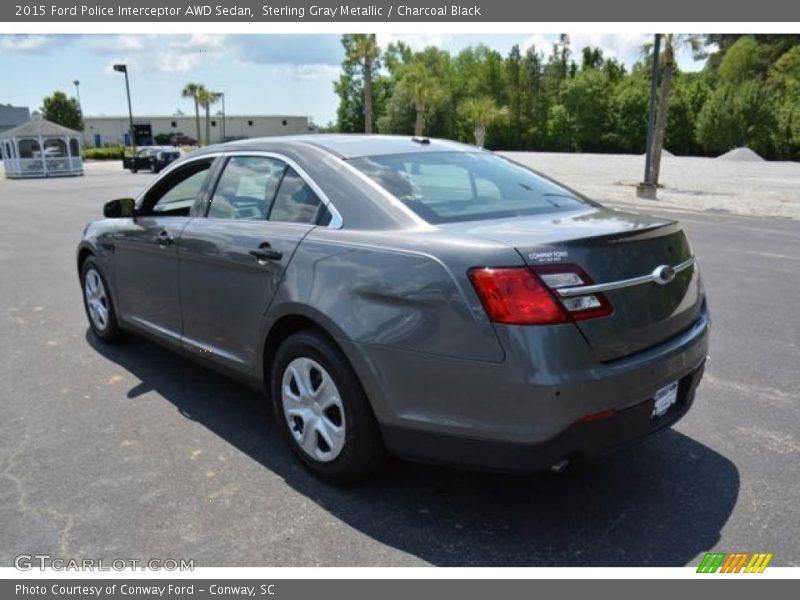 Sterling Gray Metallic / Charcoal Black 2015 Ford Police Interceptor AWD Sedan