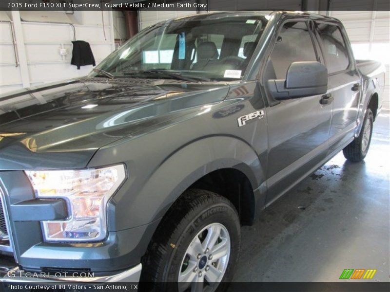 Guard Metallic / Medium Earth Gray 2015 Ford F150 XLT SuperCrew