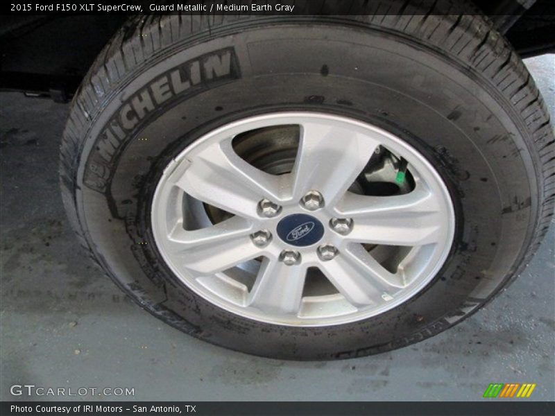 Guard Metallic / Medium Earth Gray 2015 Ford F150 XLT SuperCrew