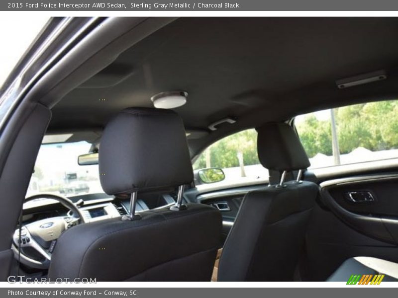 Sterling Gray Metallic / Charcoal Black 2015 Ford Police Interceptor AWD Sedan
