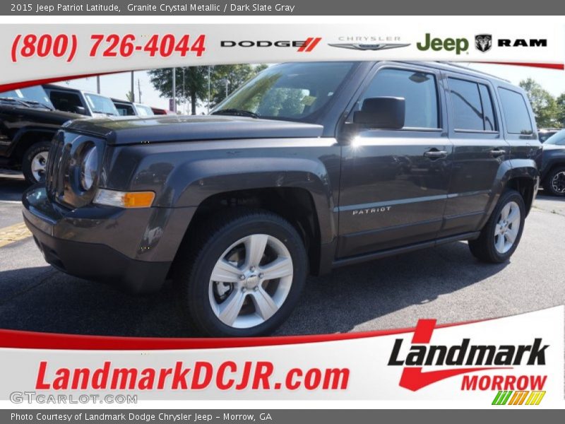 Granite Crystal Metallic / Dark Slate Gray 2015 Jeep Patriot Latitude