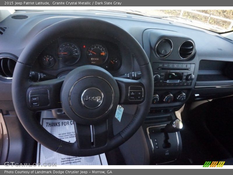 Granite Crystal Metallic / Dark Slate Gray 2015 Jeep Patriot Latitude