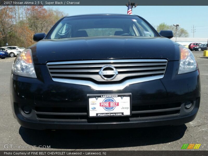 Super Black / Charcoal 2007 Nissan Altima 2.5 S