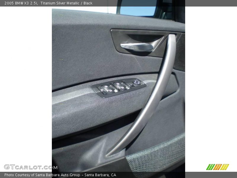 Titanium Silver Metallic / Black 2005 BMW X3 2.5i