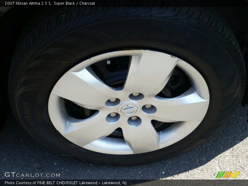 Super Black / Charcoal 2007 Nissan Altima 2.5 S