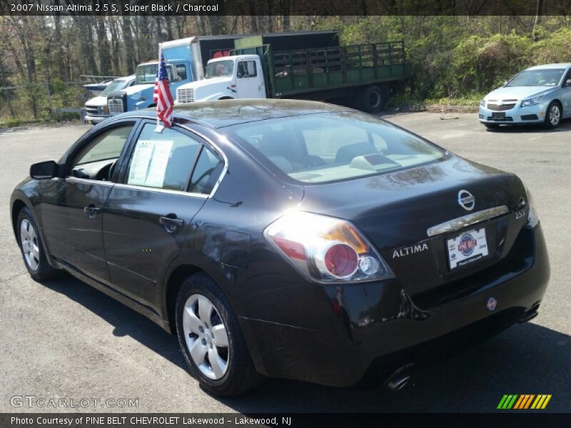 Super Black / Charcoal 2007 Nissan Altima 2.5 S