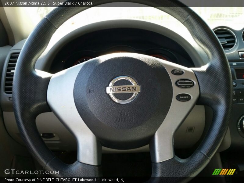 Super Black / Charcoal 2007 Nissan Altima 2.5 S
