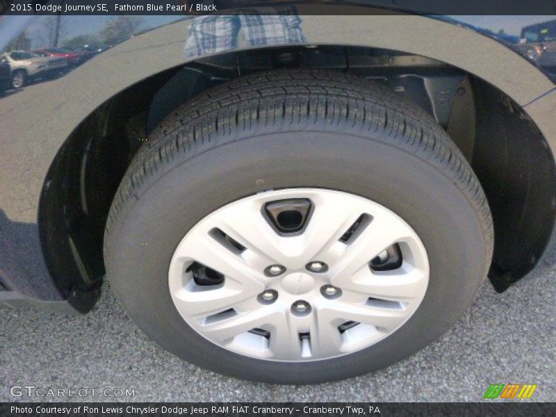 Fathom Blue Pearl / Black 2015 Dodge Journey SE