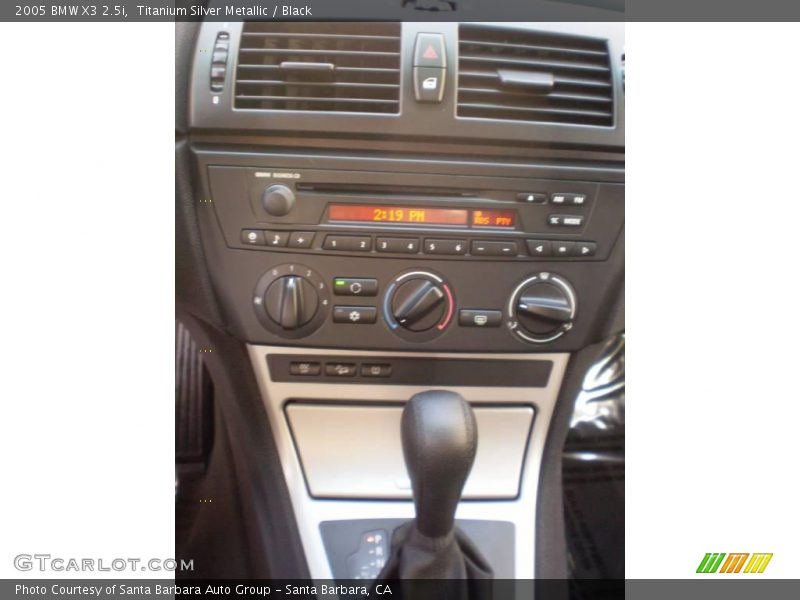 Titanium Silver Metallic / Black 2005 BMW X3 2.5i