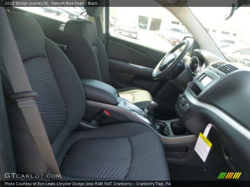 Fathom Blue Pearl / Black 2015 Dodge Journey SE
