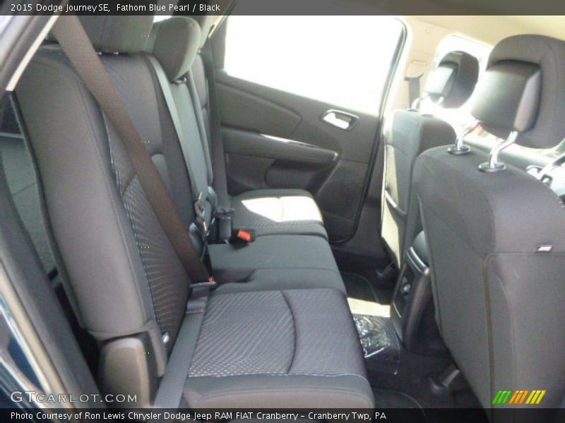 Fathom Blue Pearl / Black 2015 Dodge Journey SE