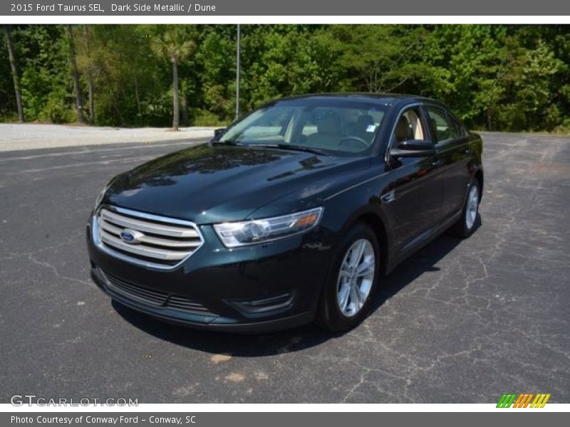 Dark Side Metallic / Dune 2015 Ford Taurus SEL