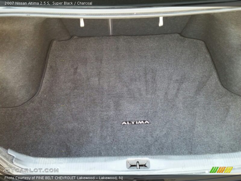 Super Black / Charcoal 2007 Nissan Altima 2.5 S